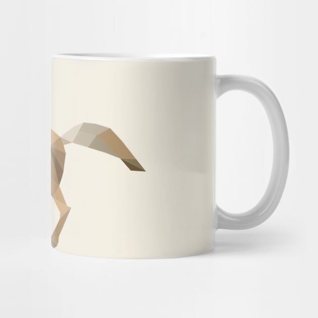 Palomino Low Poly Horse by shaldesign